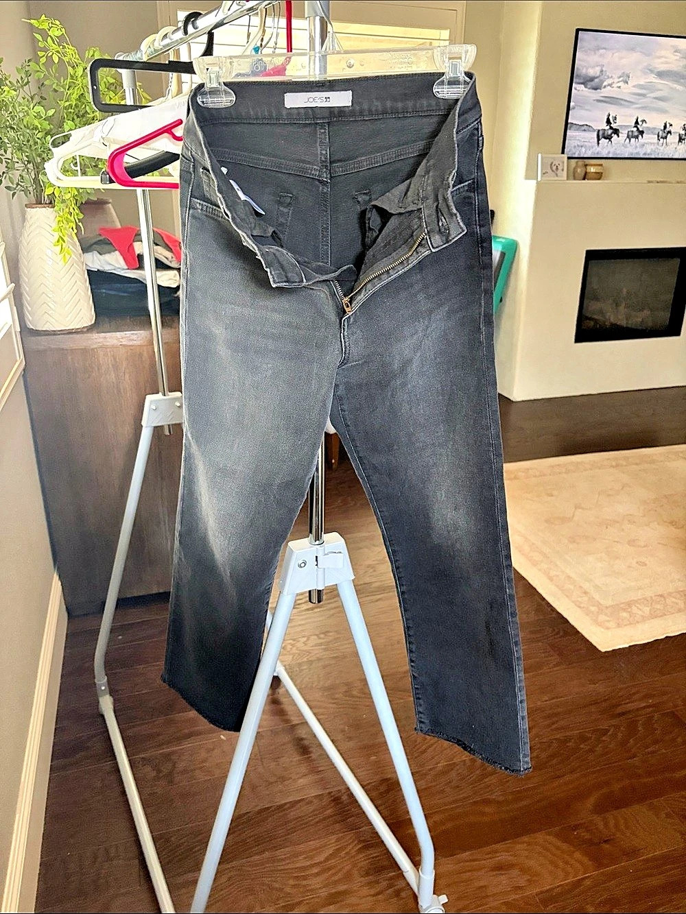 Joe's High-Rise Jeans Black Jeans Waist 26